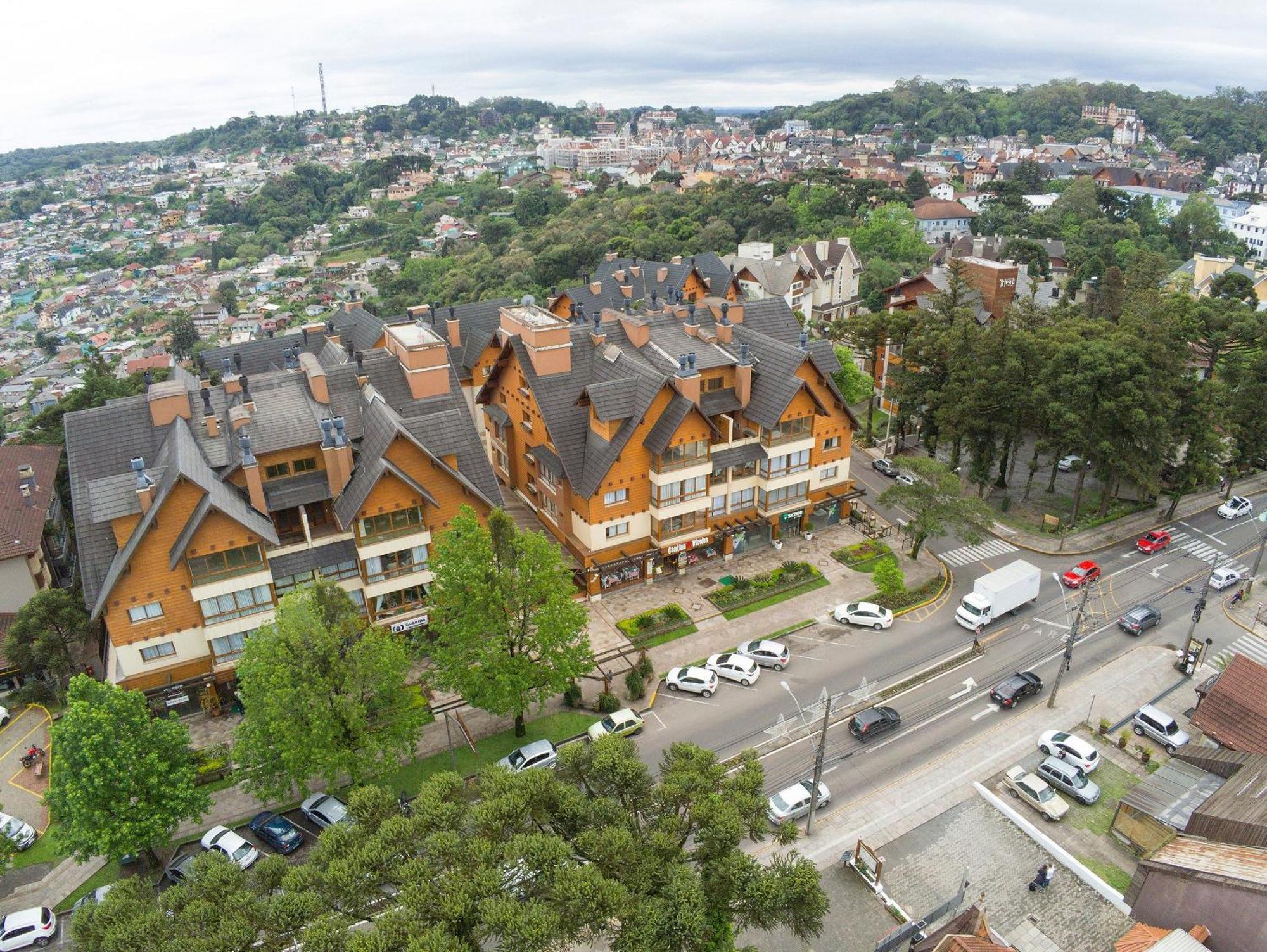 600 Metros, Rua Coberta - Centro Via Florida Apartment Gramado Exterior photo